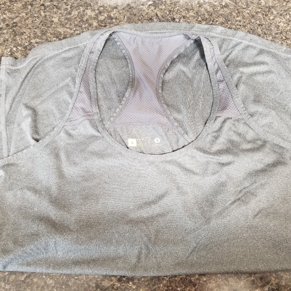 Grey Racerback Tank Top - Picture 2 of 3